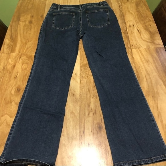 J. Jill Denim Blue Jeans Womens 10 Petite Tried True Fit Bootcut Stretch - Picture 9 of 12